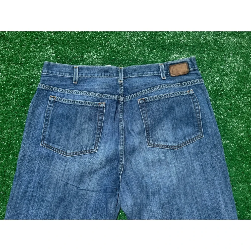 Gap 1969 Loose Fit Mens Jeans 38x32 Medium Wash Blue 100% Cotton Denim